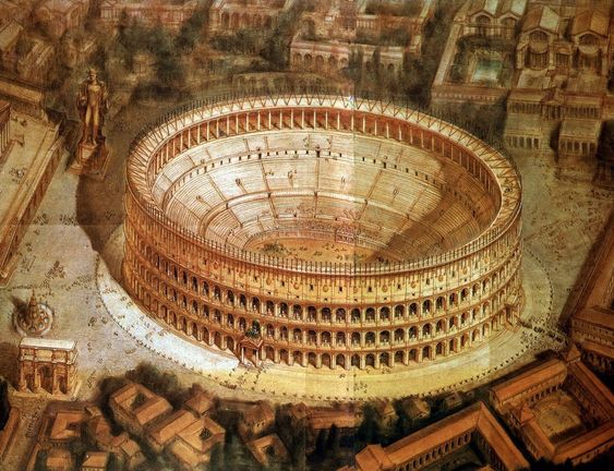 The Roman Colosseum 罗马竞技场