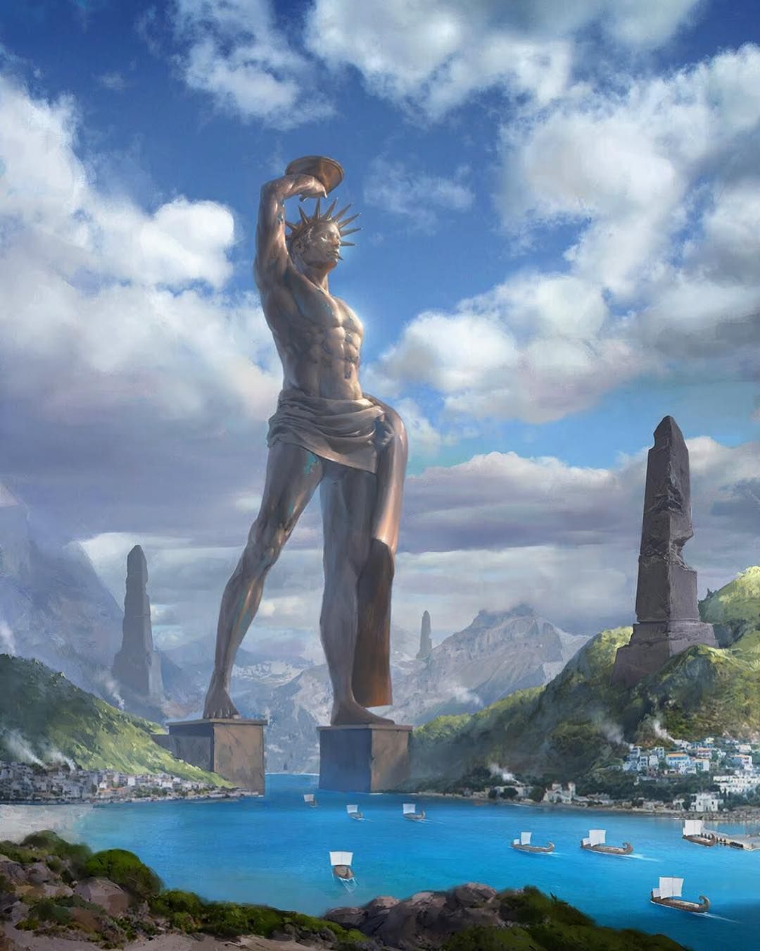 Colossus of Rhodes 罗得岛太阳神铜像